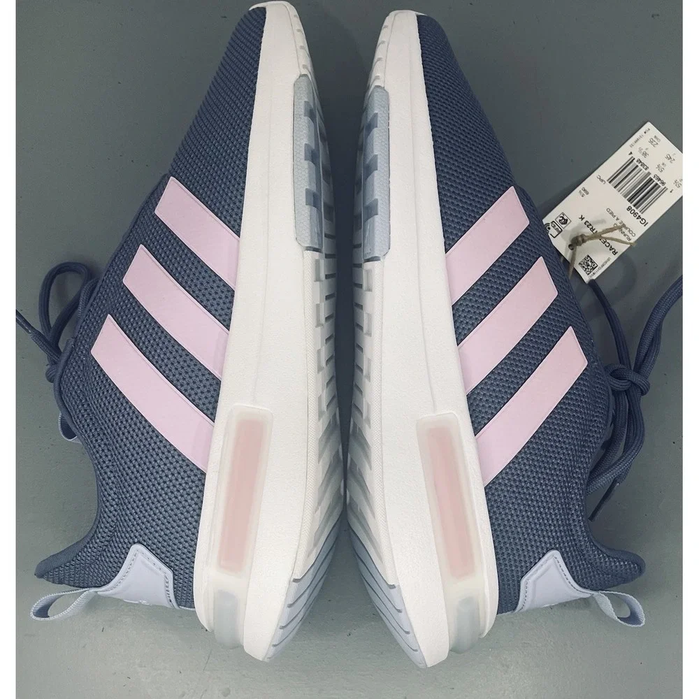 Adidas Running Shoes Racer TR23 K Size 6 Women's IG4908 Blue/Pink NEW‎ No Box - Picture 8 of 10